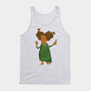 Pineapple Or Apple Lady Tank Top